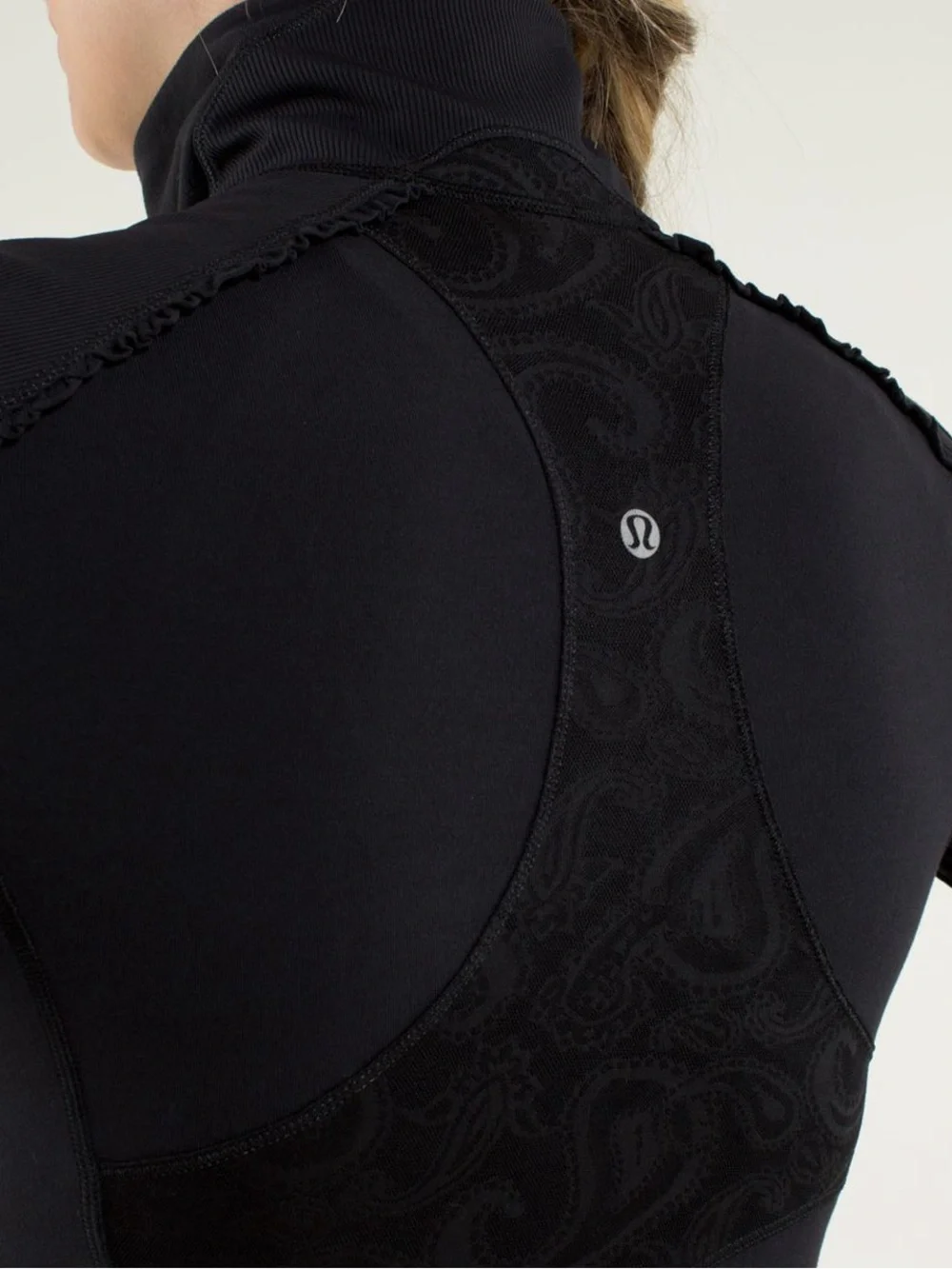 Lululemon Star Runner Long-Sleeve Black Half-Zip Athletic Top